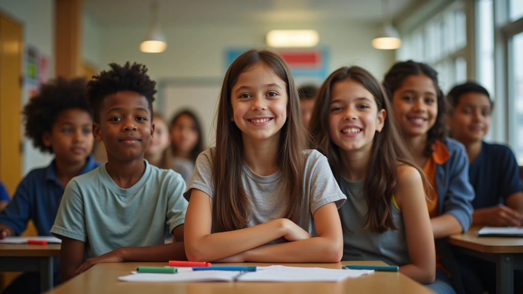 Students engaged in extracurricular activities